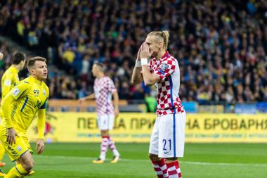 FIFA Dünya Kupası 2018 maç Ukrayna - Hırvatistan.
