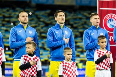 FIFA Dünya Kupası 2018 maç Ukrayna - Hırvatistan.