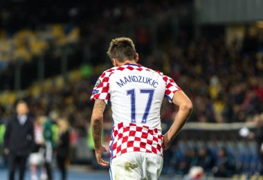 FIFA Dünya Kupası 2018 maç Ukrayna - Hırvatistan.