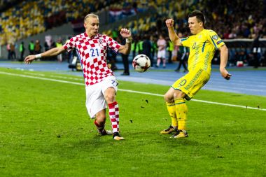 FIFA Dünya Kupası 2018 maç Ukrayna - Hırvatistan.
