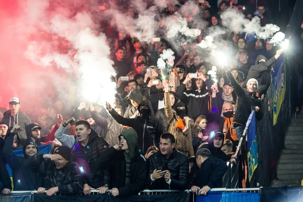 Premier League ucraniana jogo Dynamo Kyiv Shakhtar Donetsk — Fotografia de Stock