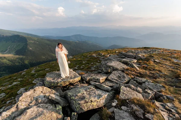 Wedding in mountains — Stock Photo, Image