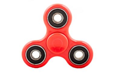 İzole kırmızı spinner