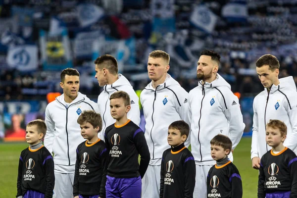 UEFA Europa League football match Dynamo Kyiv - Lazio — Stock Photo, Image