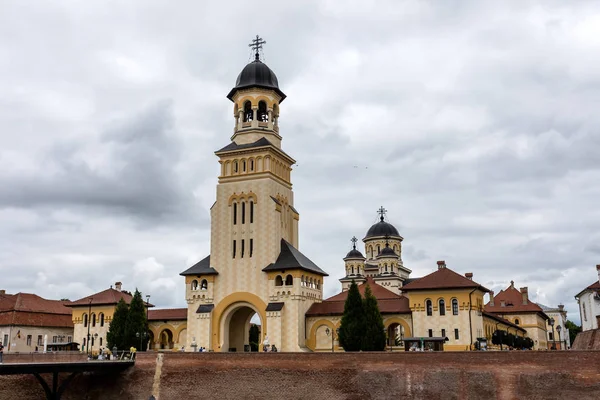 Alba Iulia vauban stylu středověké opevněné tvrze — Stock fotografie