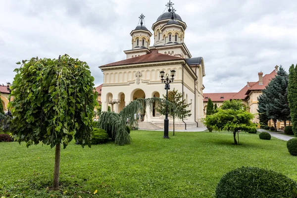 Alba Iulia vauban stil medeltida muromgärdade fästning — Stockfoto