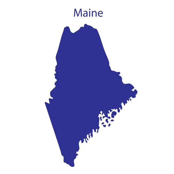 Stati Uniti, Maine . — Vettoriale Stock