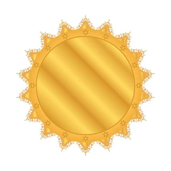 Médaille d'or pour le gagnant — Image vectorielle