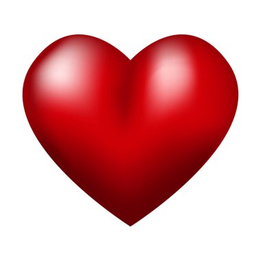 Olayları ile büyük kırmızı kalp