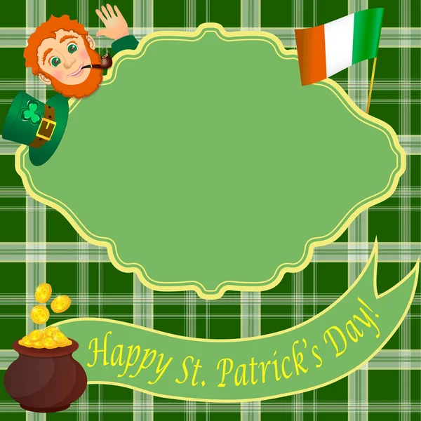 Cüce cin kartıyla St Patricks Günü için