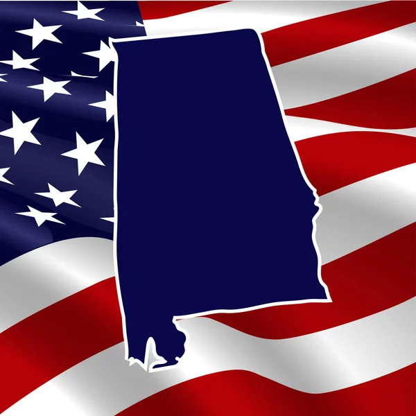 USA, Alabama. — Stock vektor