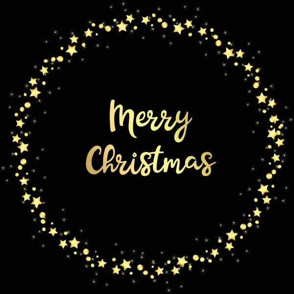 Yıldızların Noel çemberi selamla