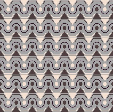 Üçgen ve gri renk ile sorunsuz şık doku