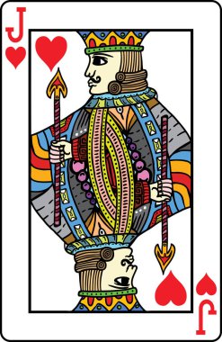 Jack of hearts oyun kağıdı