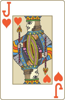 Jack of hearts oyun kağıdı