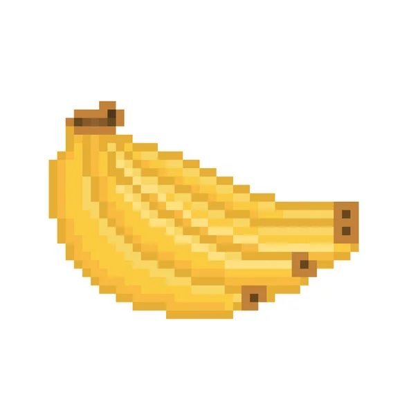 Banan pixel ikon, i vektorn. EPS-8-format. — Stock vektor