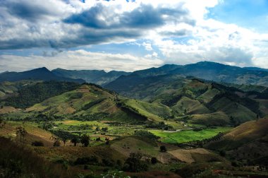 Tayland 'ın kuzey manzarası