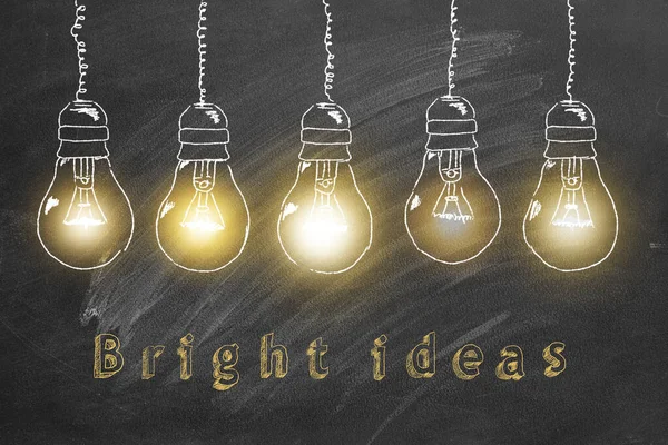Bright ideas concept — Stock Photo, Image