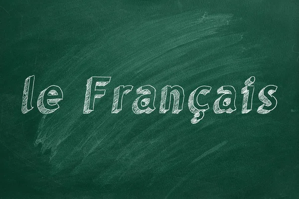 Französisches Lernkonzept — Stockfoto