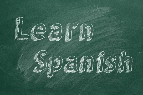 Aprender espanhol — Fotografia de Stock