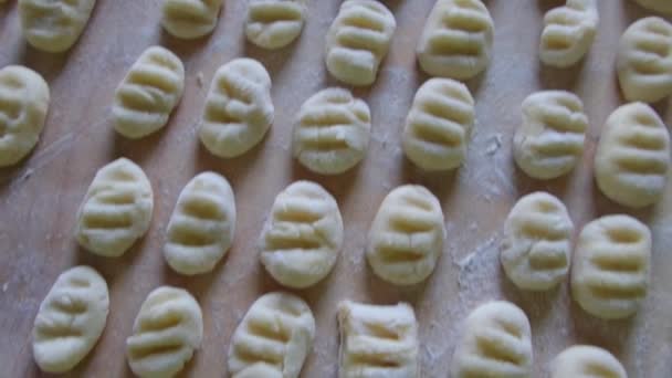 Ev yapımı Patates gnocchi — Stok video