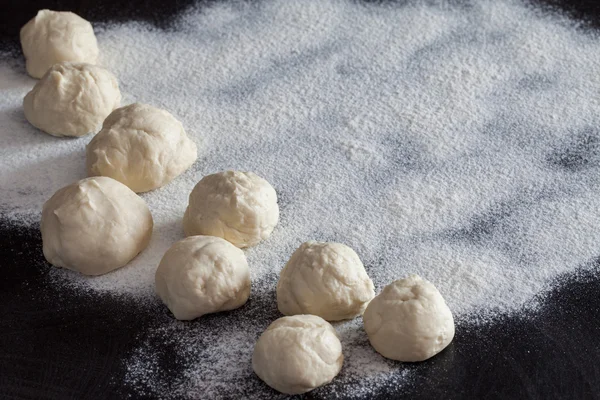 Balls Of Dough — Stock Photo, Image