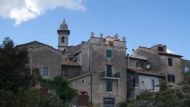 Eski binalar Bracciano İtalya