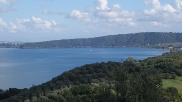 Lago Bracciano de cima — Vídeo de Stock