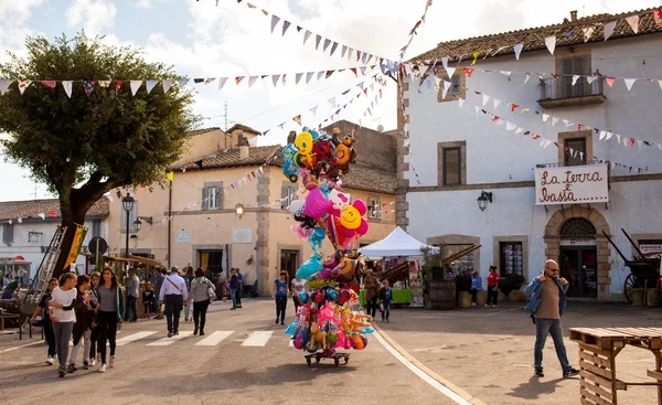 Kastanjes Festival Manziana Italië — Stockfoto