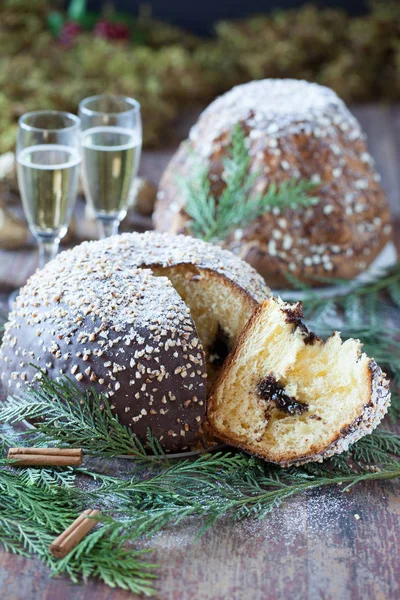 Feestelijke Italiaans Dessert — Stockfoto