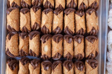 Çikolata Cannoli arka plan