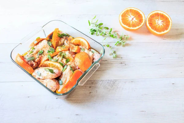 Marinated Chicken Wings — Stock Photo, Image