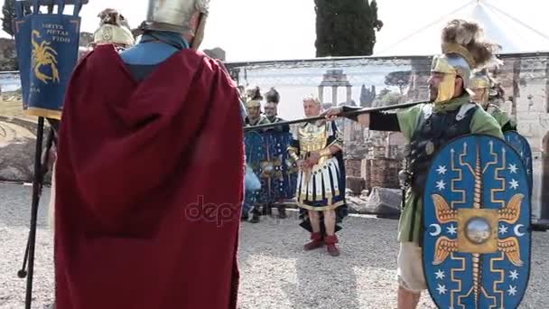 Geboorte van Rome Festival 2015 — Stockvideo