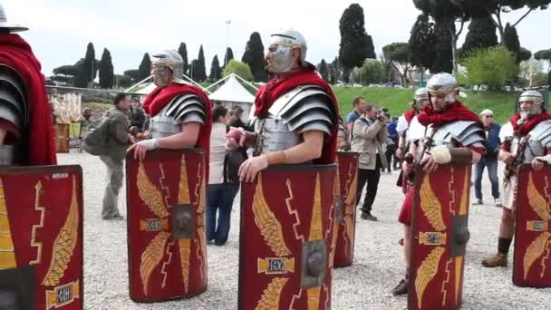 Birth Of Rome Festival 2015 — Stock Video