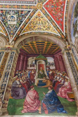 Frescoe Piccolomini Kütüphane Siena