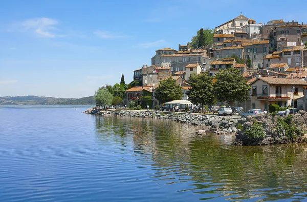 Anguillara Sabazia Bracciano Lake — стокове фото