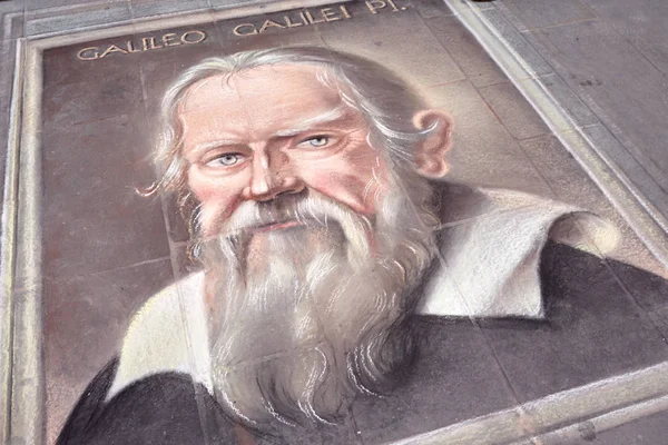 Портрет Галилео Галилея — стоковое фото