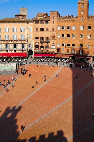 Campo del piazza di Siena — Foto Stock