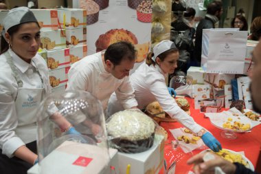 Panettone ve Pandoro Roma İtalya'nın ulusal Fuar