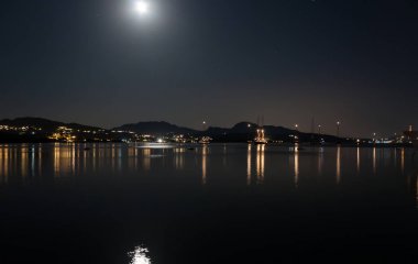 Marina Di Portisco gece Sardunya tarafından