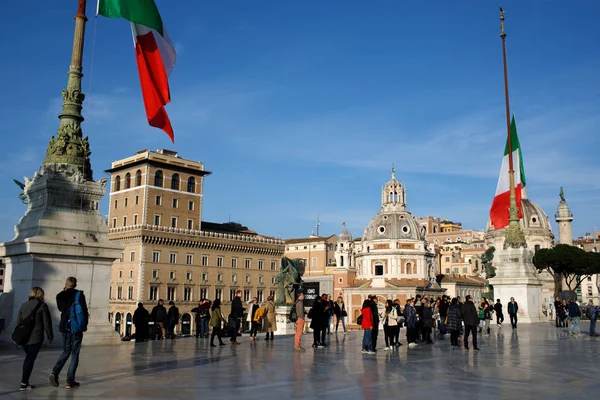 Vittoriano Piazza Venezia Ιταλία — Φωτογραφία Αρχείου