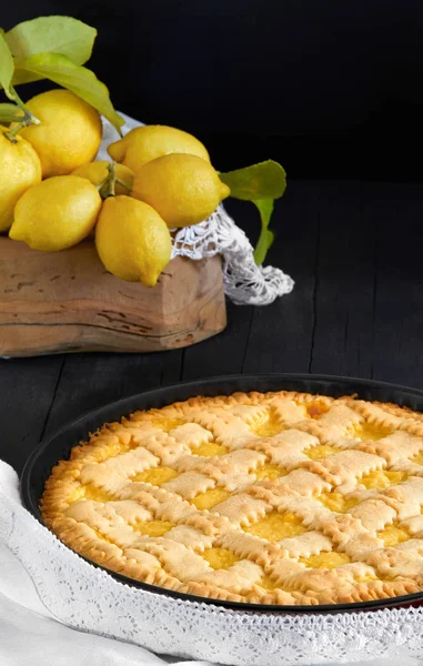Lemon Pie — Stock Photo, Image