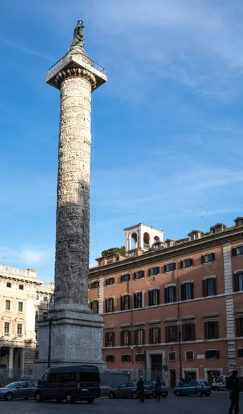 The Column of Marcus Aurelius — Stock Photo, Image