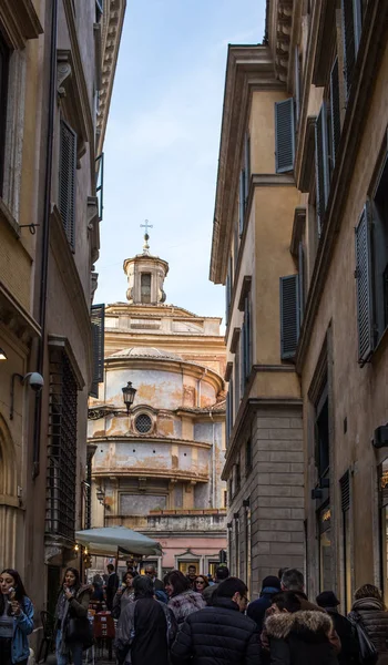 Maddalena Street Řím — Stock fotografie