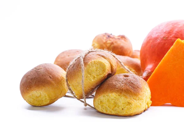 Süße Kürbisbrötchen — Stockfoto