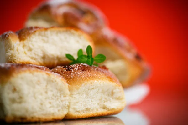 Sweet rolls with raisins — Stock Photo, Image