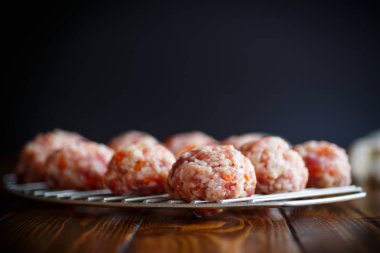 havuç ile karışık et çiğ köfte