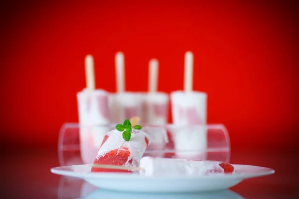 Fruit ice cream — Stock Photo, Image