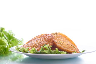 dereotu ile kızarmış patates pancakes