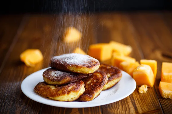 Sweet pumpkin pancake — Stock Photo, Image